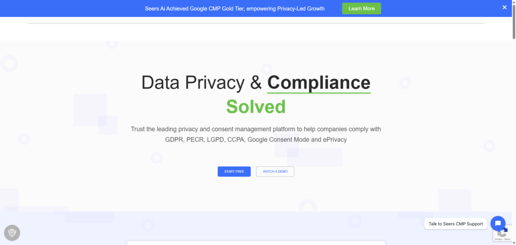 Seers - A GDPR compliance company