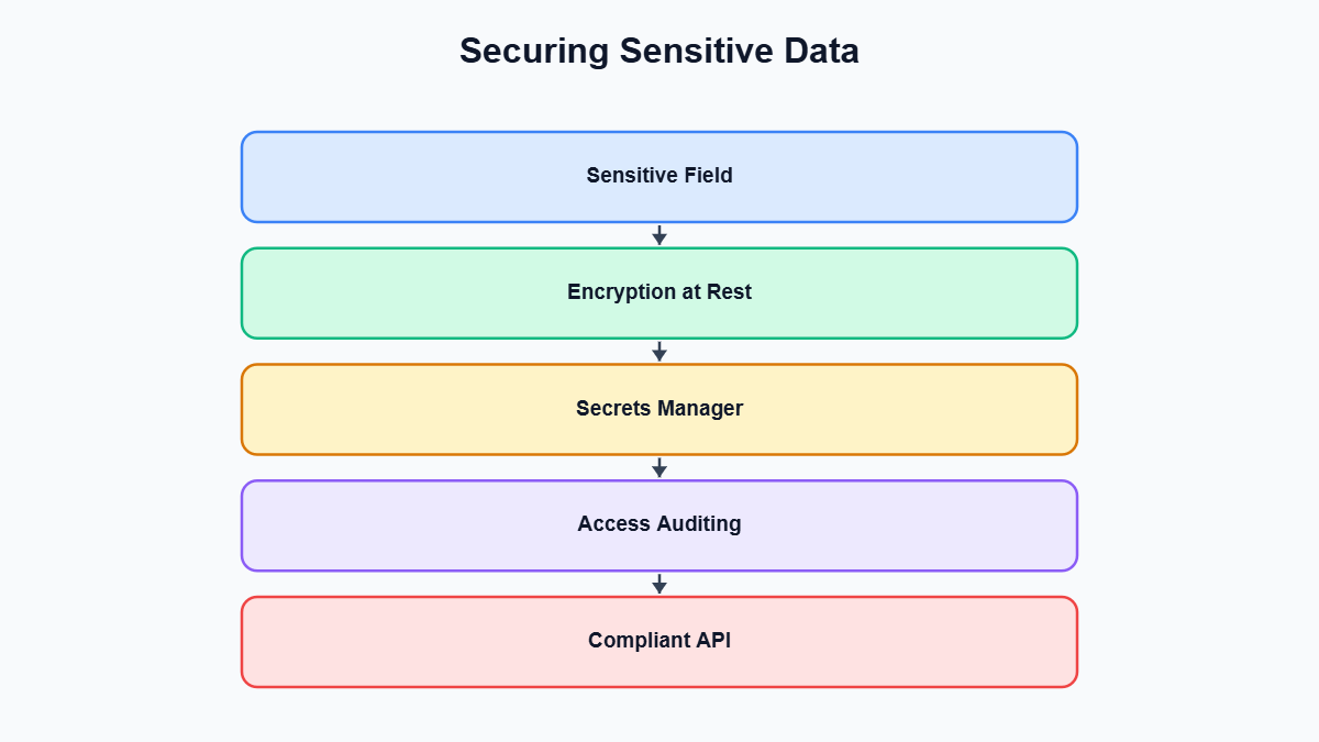 Securing Sensitive Data in ASP.NET Core — Securing Sensitive Data diagram